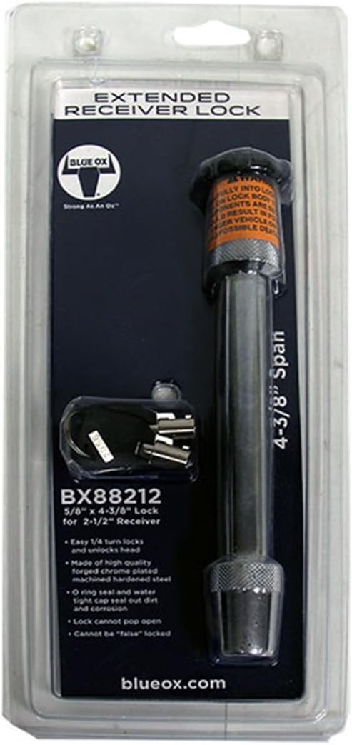 BX88212 5/8" x 4" Class III-IV Receiver Lock Kit