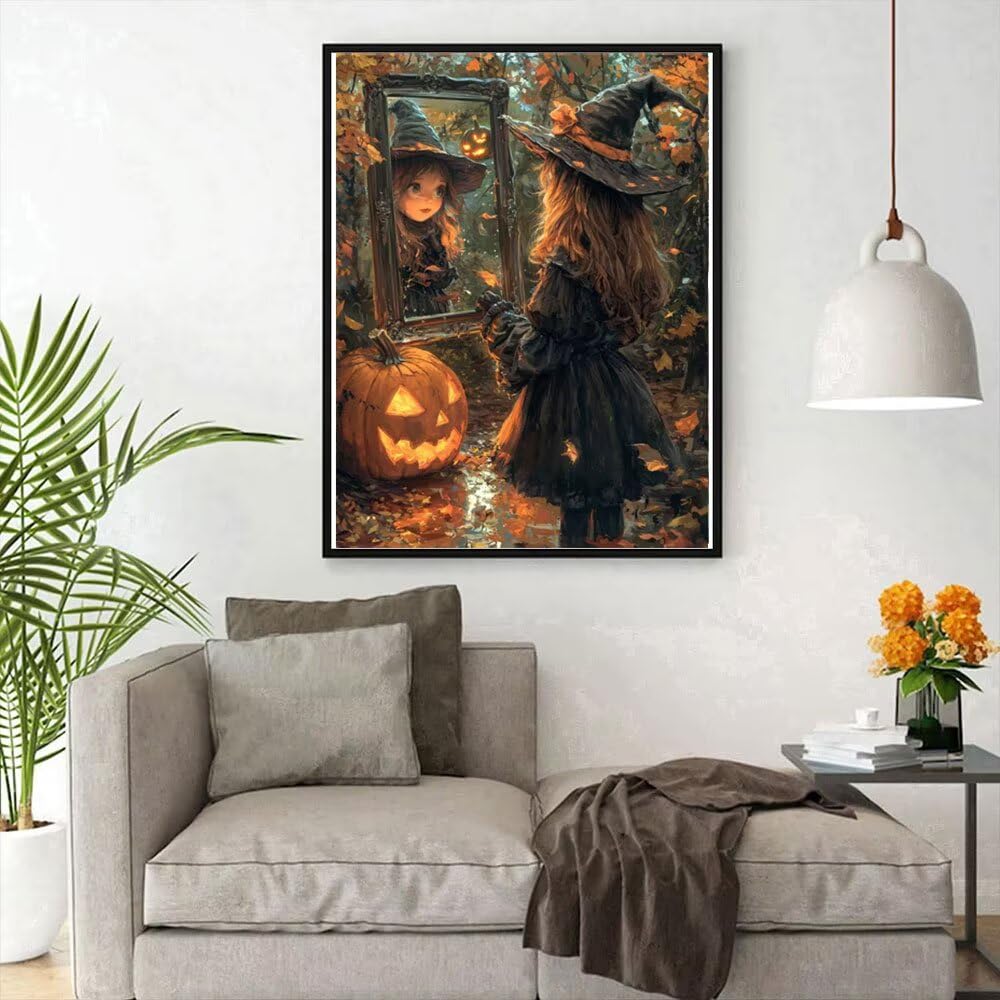Zestawy do malowania diamentowego DIY, dynia na Halloween, pełne wiertło, 5D, kreatywne zestawy rzemieślnicze, mozaika, rękodzieło, malarstwo, dla początkujących, wyposażenie domu, dekoracja ścienna