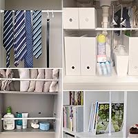 Vista 5 de 2 Pack Curtain Rod Adjustable 28-43 Inches，5/8" Diameter， White，Small Short Expandable Spring Loaded Tension Rods For Window, Bathroom