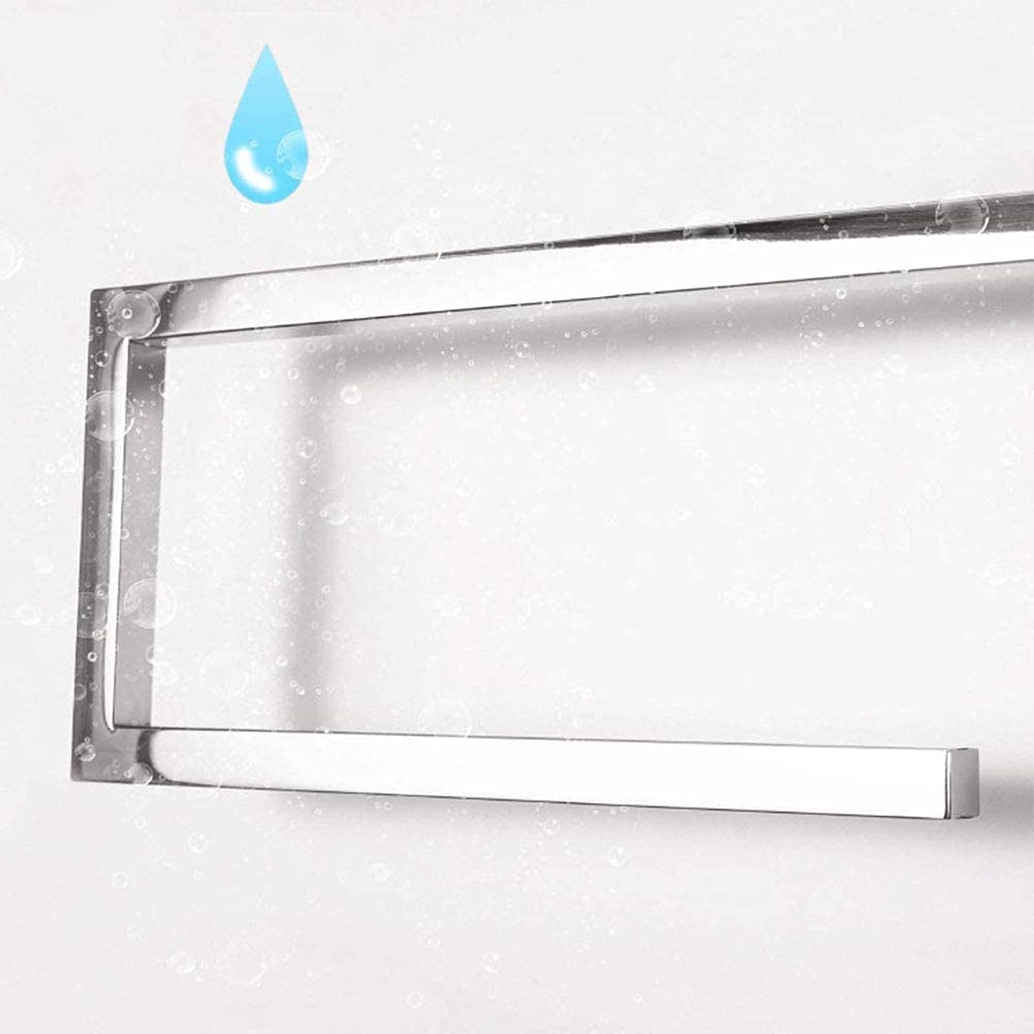 304 Stainless Steel Towel Warmer, Electric Towel Warmer with Temperature Ajustment and Timer, Wall Mounted Heated Towel Rack for Bathroom