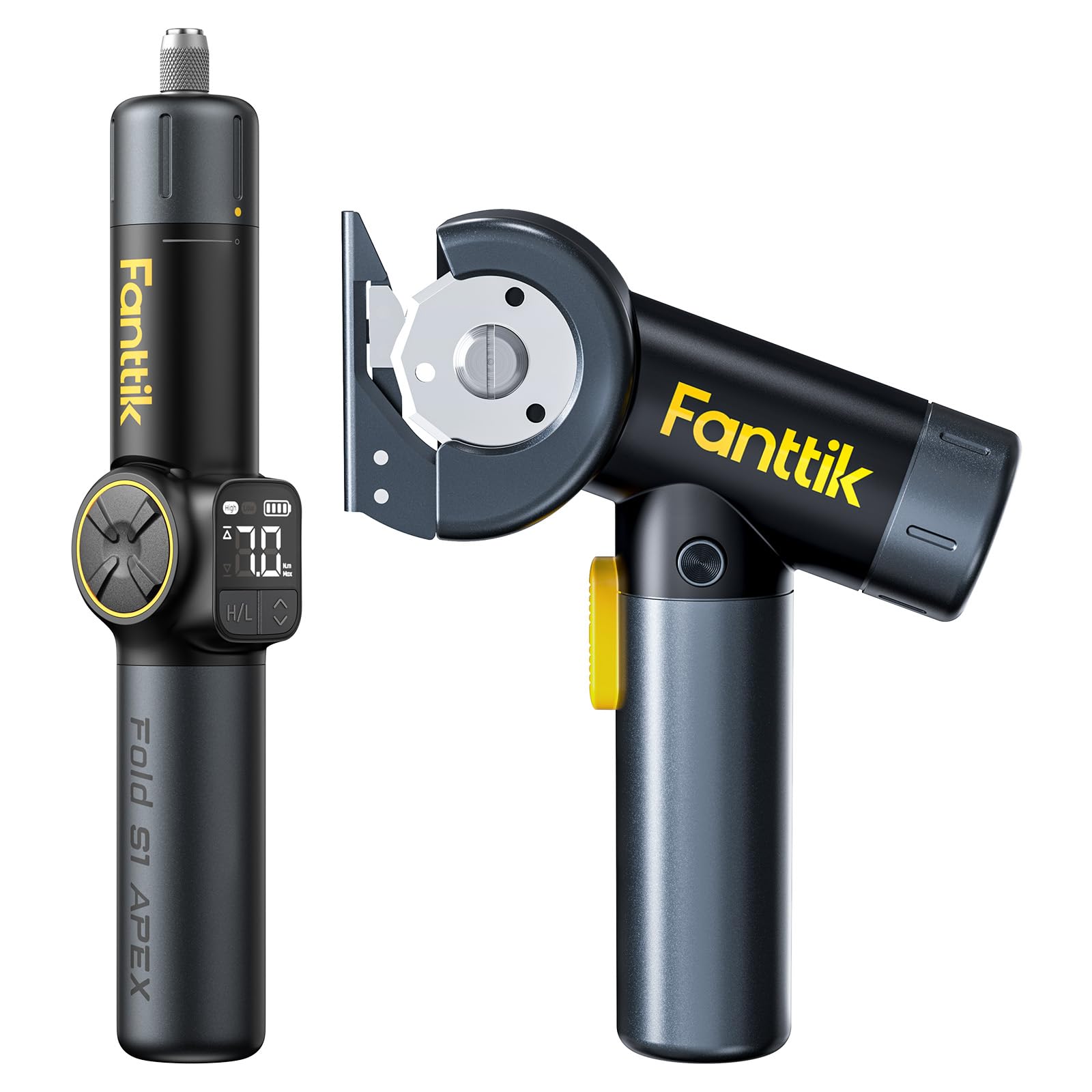 Fanttik Fold S1 APEX 3 7V Cordless Screwdriver C8 Nano 3 7V Cordless Electric Scissors with LED Display