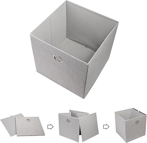 Miniatura 2 de BOMKEE Closet Organizers and Storage Bins Collapsible Drawers Organizer Foldable Storage Cubes Storage Baskets for Home Bedroom Office Closet Set of