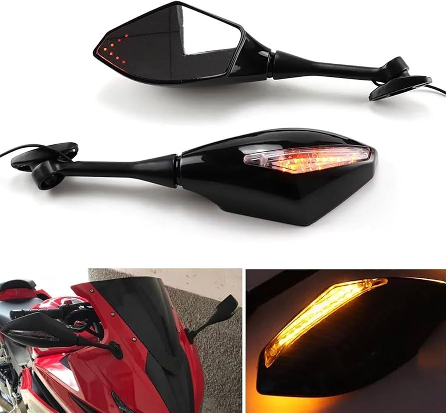 Amazon | バイク ウインカーミラー ミラー アメリカン CBR600RR