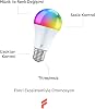 لمبة Fonri Smart Led، خالية من الاهتزازات بقدرة 9 وات، 16.7 مليون لون، تحكم صوتي، 806 لومن، لون أصفر وأبيض طبيعي، أجواء، مدعومة من Tuya، ضمان لمدة عامين [فئة الطاقة F]