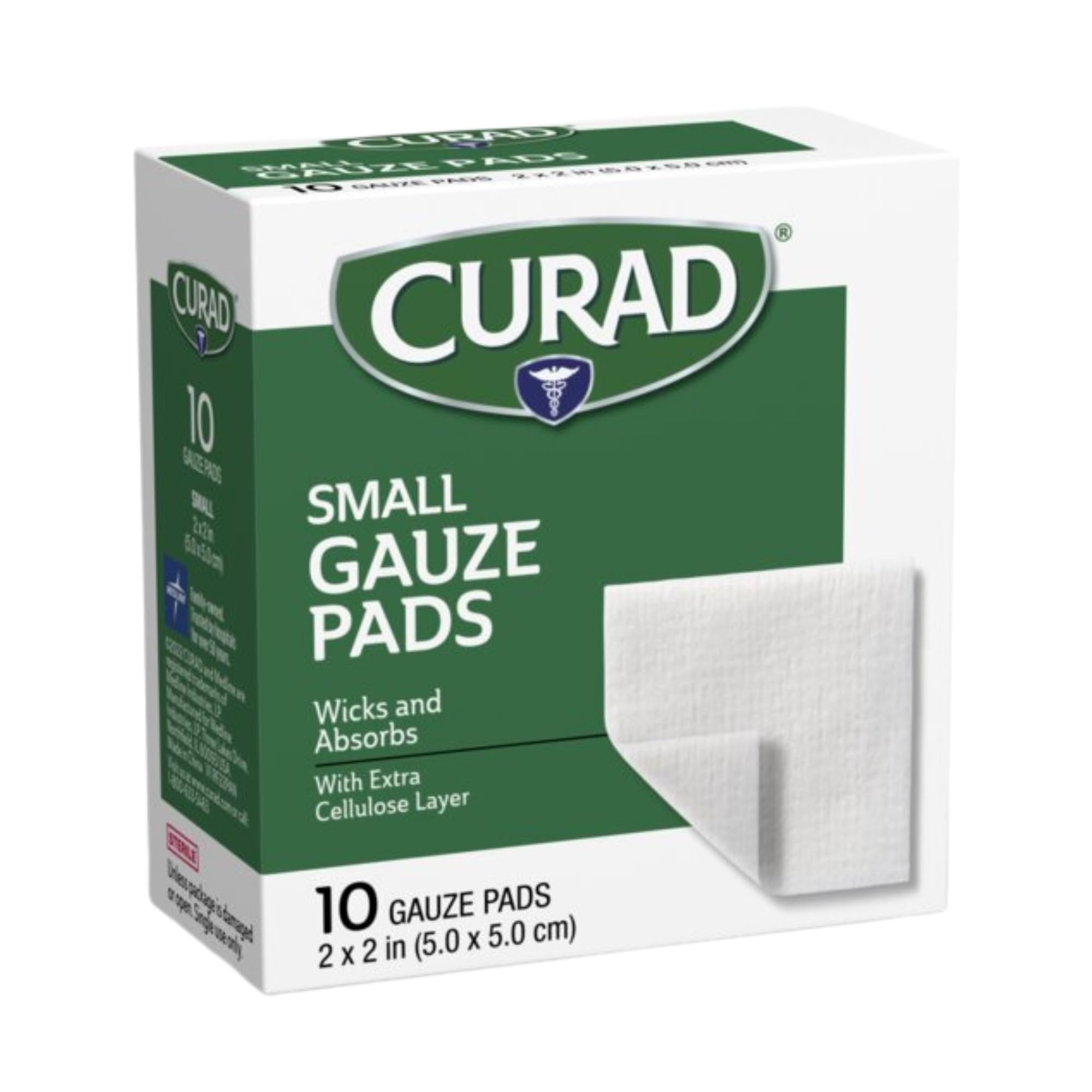 Curad Non-Woven Pro-Gauze, 2" x 2", 10 Count, Pack of 6 — Amazon image 8