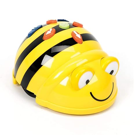 See & Say Bee-Bot 2-Pack Programmable Floor Robotics - Rechargeable Coding Units for K-2 Computer Science, Homeschool STEM, Elementary Classroom and Small-Group Paired Programming Lessons