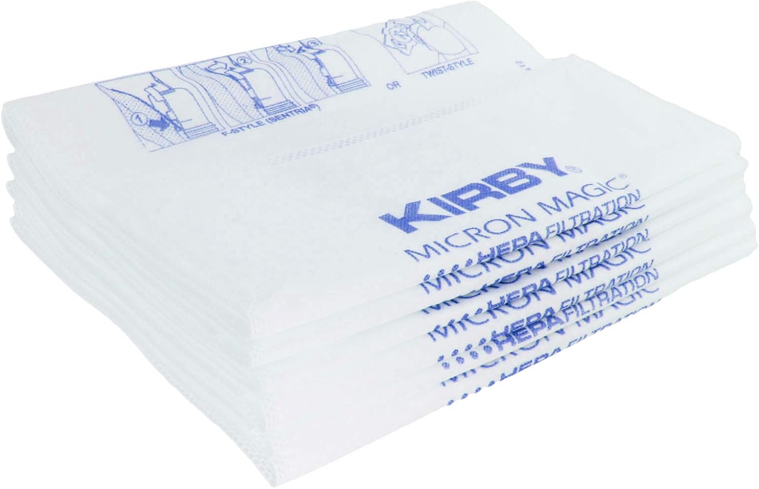 Kirby G10 G10E G10SE Drive Belt Pack Of 6 Bags + Vacuum Cleaner HEPA Dust Bags + 1 Belt