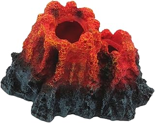 MERRYHAPY 1 peça acessórios de ar para animais de estimação borbulhador de ar vulcão borbulhador vulcão decoração tanque de peixes borbulhador legal acessórios para tanque de peixes bomba de ar decorar ornamentos rockery aquário