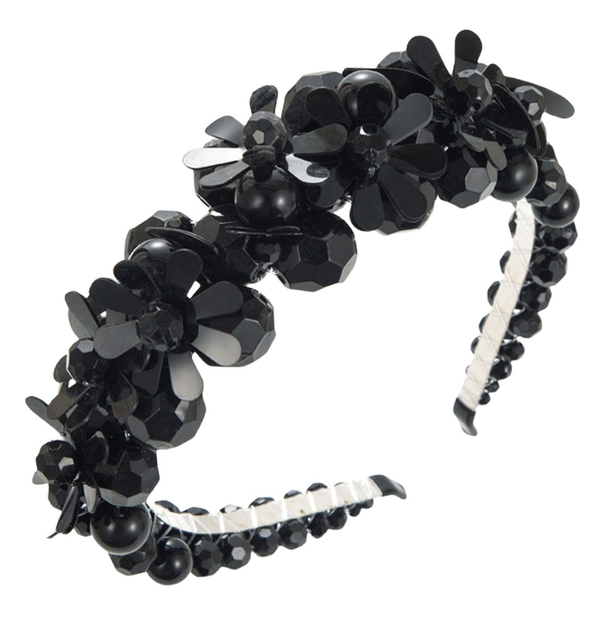 Hairband for Women Fashion Hair Band for Makeup Vintage Rhinestone Head Band 27819