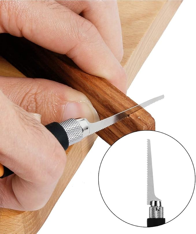 SANON DIY Mini Hand Saw Model Saw Craft 