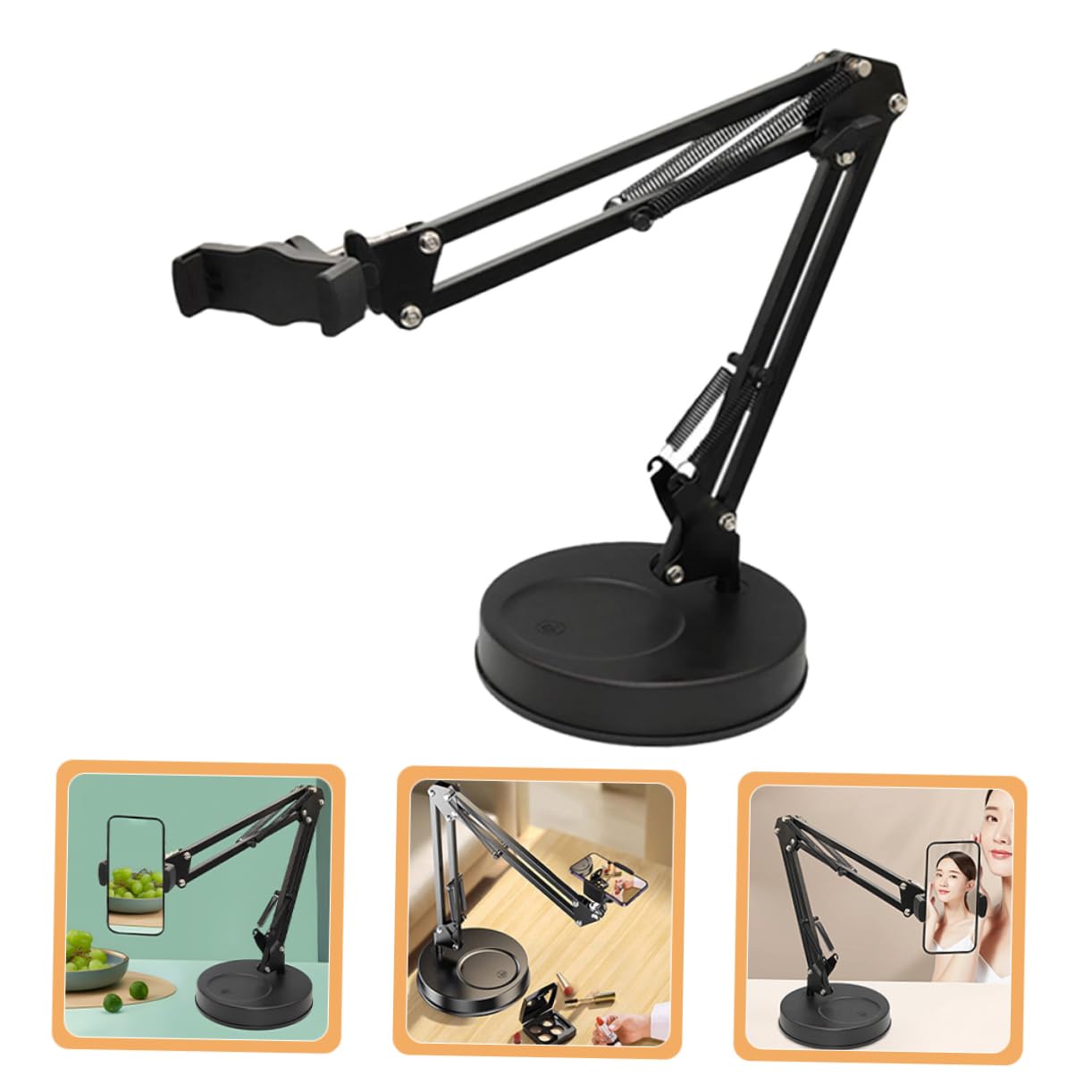 DOITOOL Soporte Ajustable para Teléfono Móvil Soporte Extensible para Selfie Brazo Flexible Portátil para Smartphone