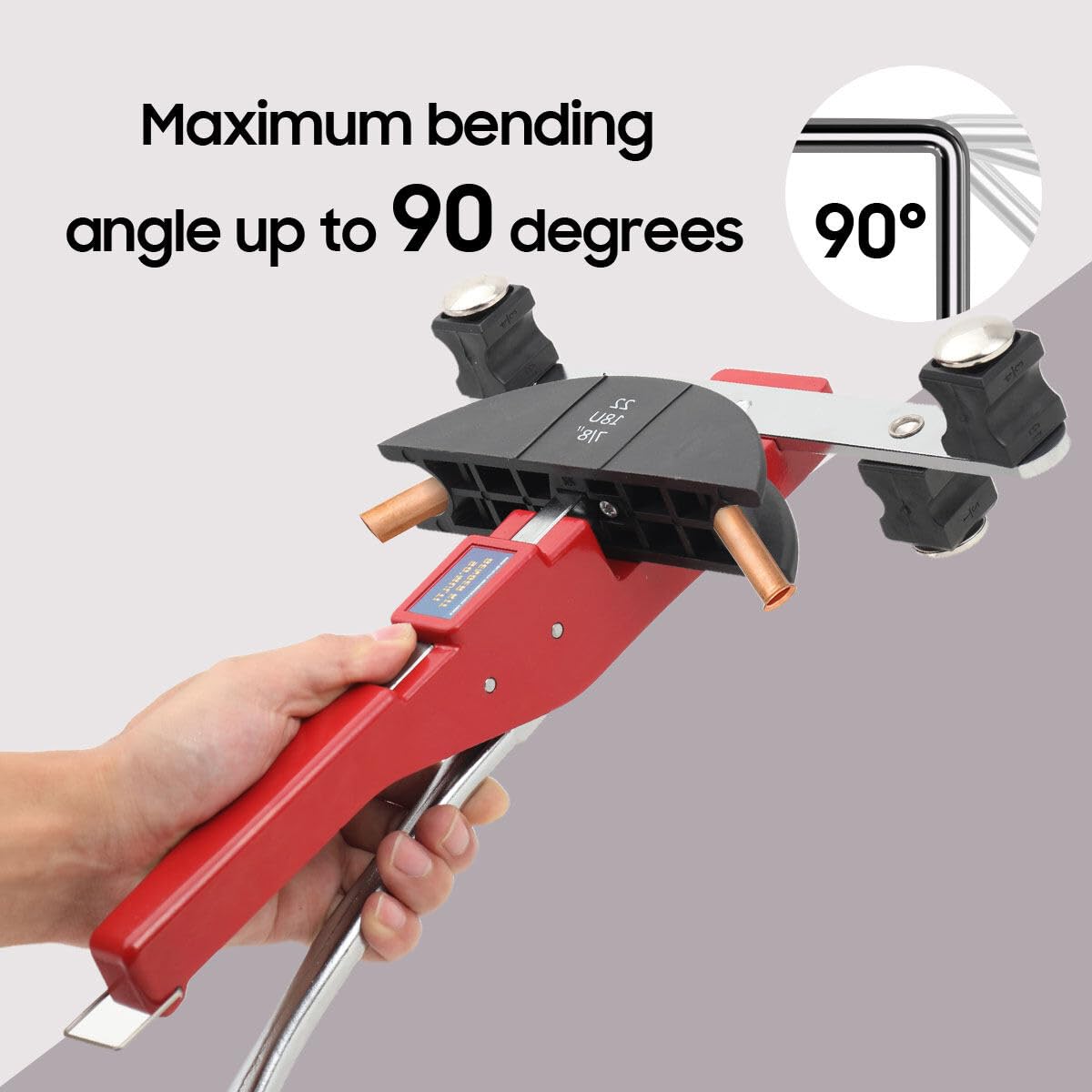 Rohrbiegemaschine 6-22 mm, mit 7 Nylon Stanzformen