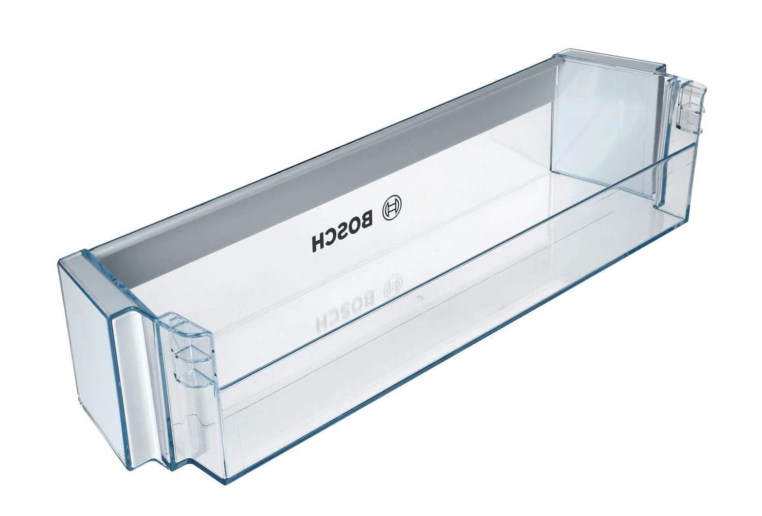 eRicambi, Balconcino Estante botellero para frigorífico Bosch Siemens Neff 704751, longitud 435/465 mm x profundidad 120 mm x altura 92 mm, KDV29NW KGN34VL KGN36