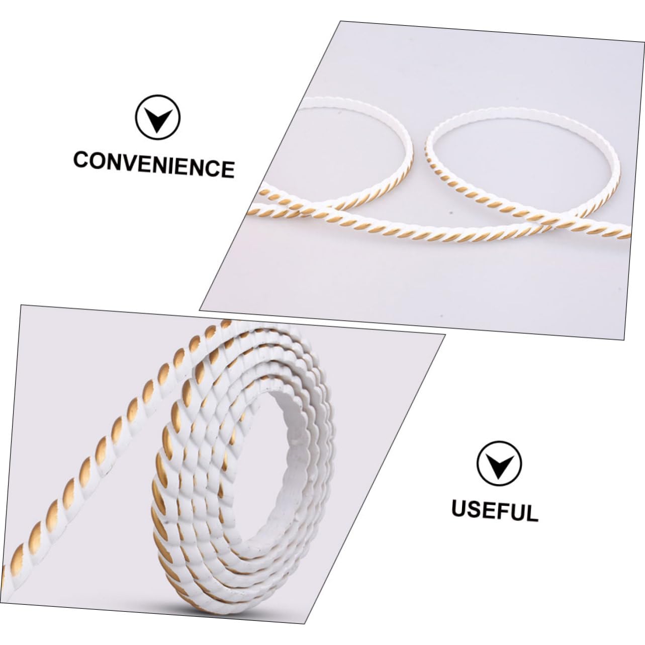 Moldura Decorativa Multifuncional Flexible y Fácil De Cortar Para Esquinas y Espejos