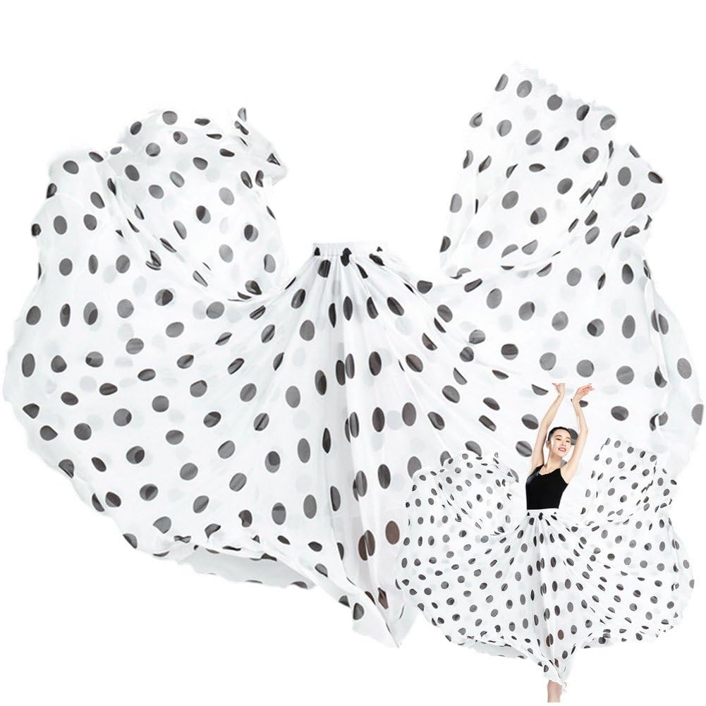 Jupe flamenco 720 degree à pois avec taille haute structurelle