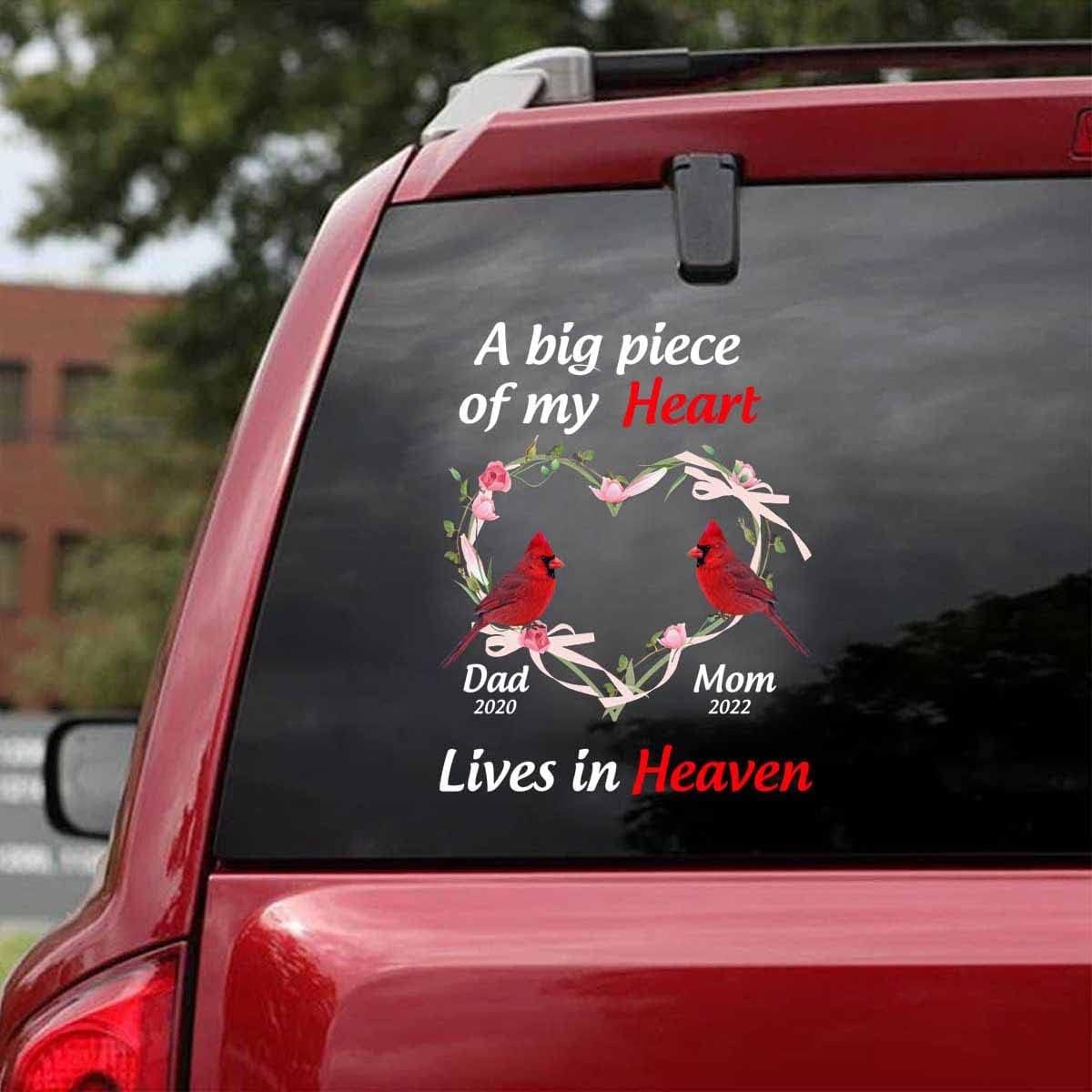 A Big Peace of My Heart Mother’s Day Decals Father's Day