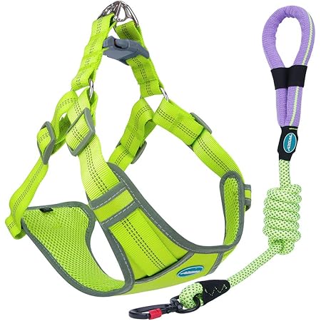 Amazon Thinkpet 犬ハーネス 引っ張り防止胴輪 負担が少ない首輪 反射首輪犬 歩行補助老犬介護 通気性 調節可能 小型犬 中型犬 柴犬 秋田犬 S 緑 Thinkpet ハーネス 通販