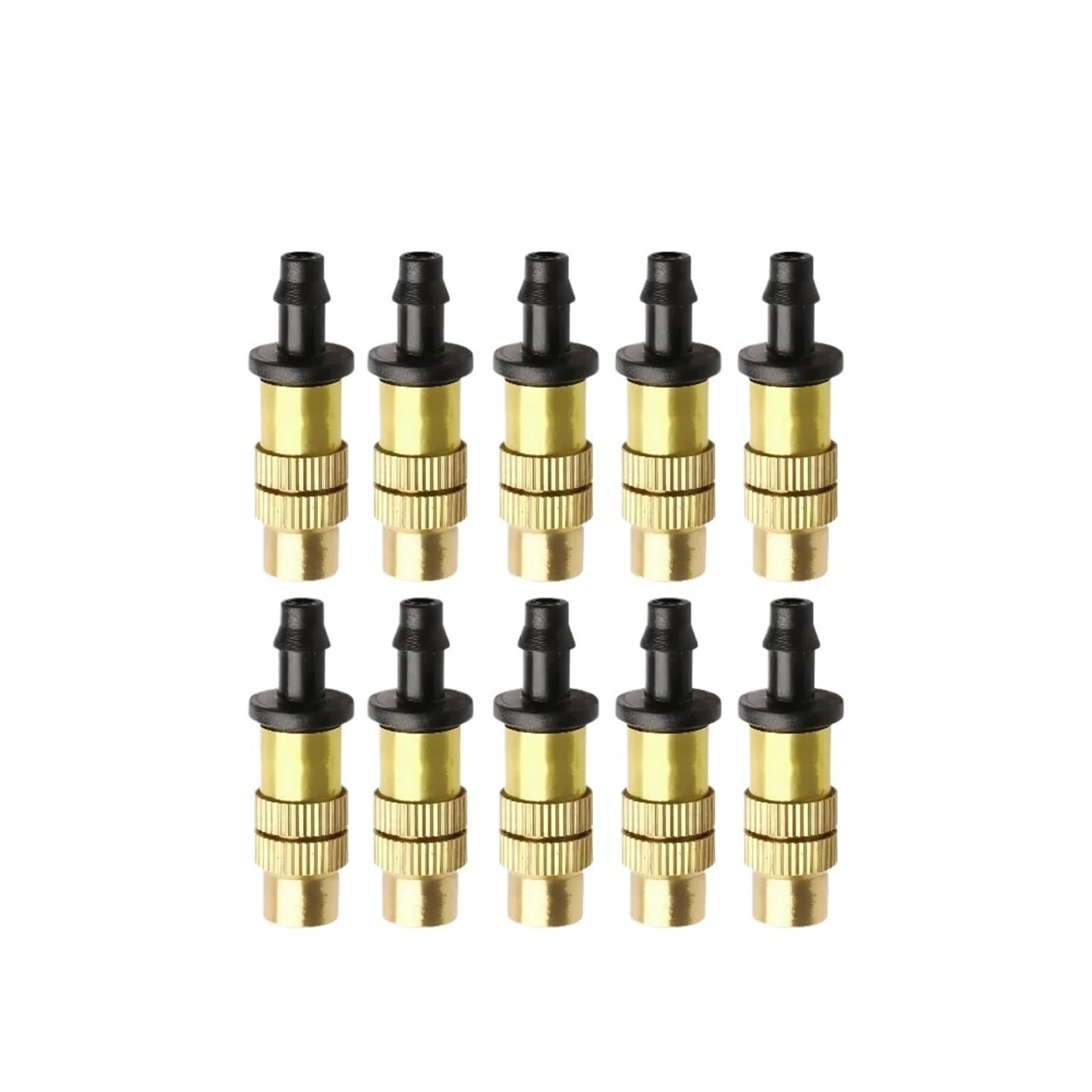10 boquillas de pulverización fina ajustables, riego. | 10pcs Adjustable Fine Spray Nozzles, Irrigation