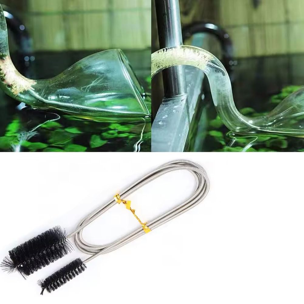 Déboucheur Canalisation,Déboucheurs en Spirale,Furet Deboucheur Canalisation,Brosse de Nettoyage Flexible à Double Tête,pour Nettoyer Les tuyaux de la Salle de Bain et de la Cuisine