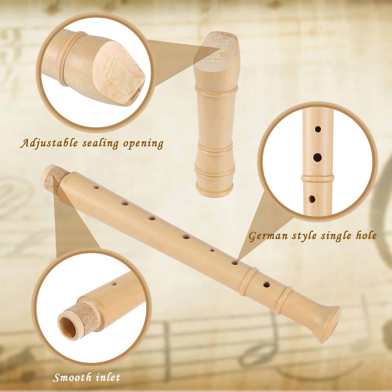 Classic Cantabile Pivella Blokfluit Blauw, Duitse vingerzetting