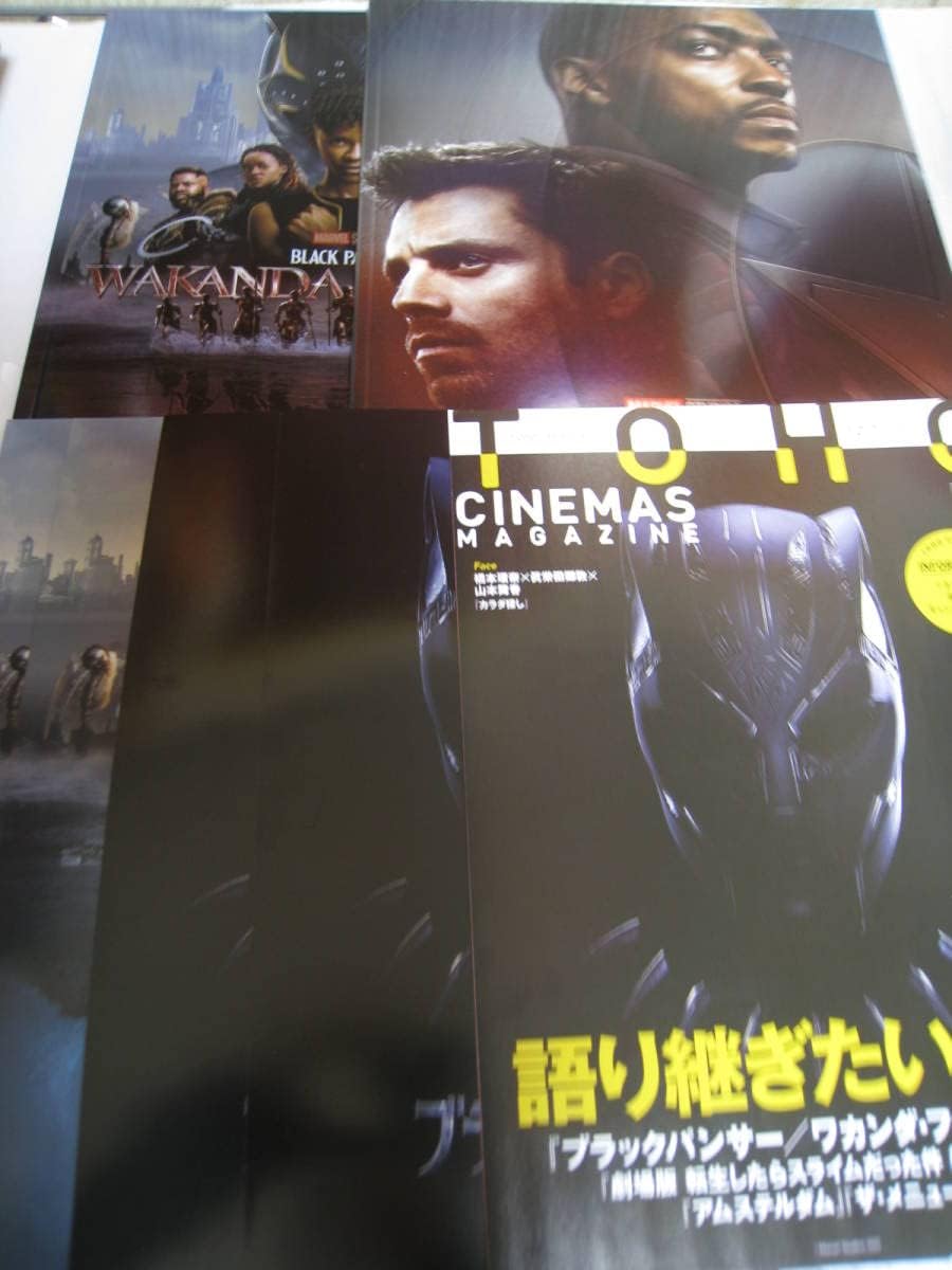 映画 パンフレット ブラックパンサー／ワカンダ フォーエバー ファルコン&amp;ウィンター ソルジャー 2冊セット
