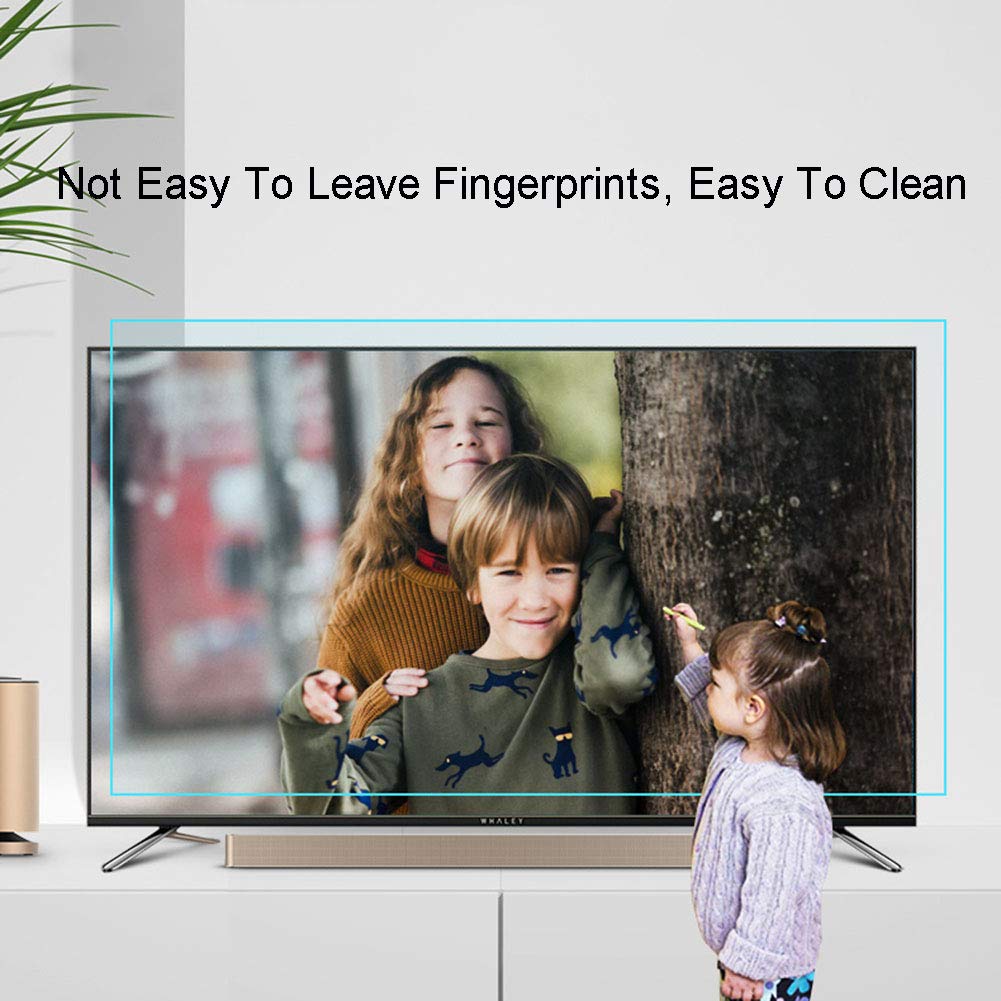 Protector de Pantalla de TV Mate Anti luz Azul 55in LED antideslumbrante protección Ocular película Protectora de Pantalla, antimiopía, antiarañazos,55in Narrow Border