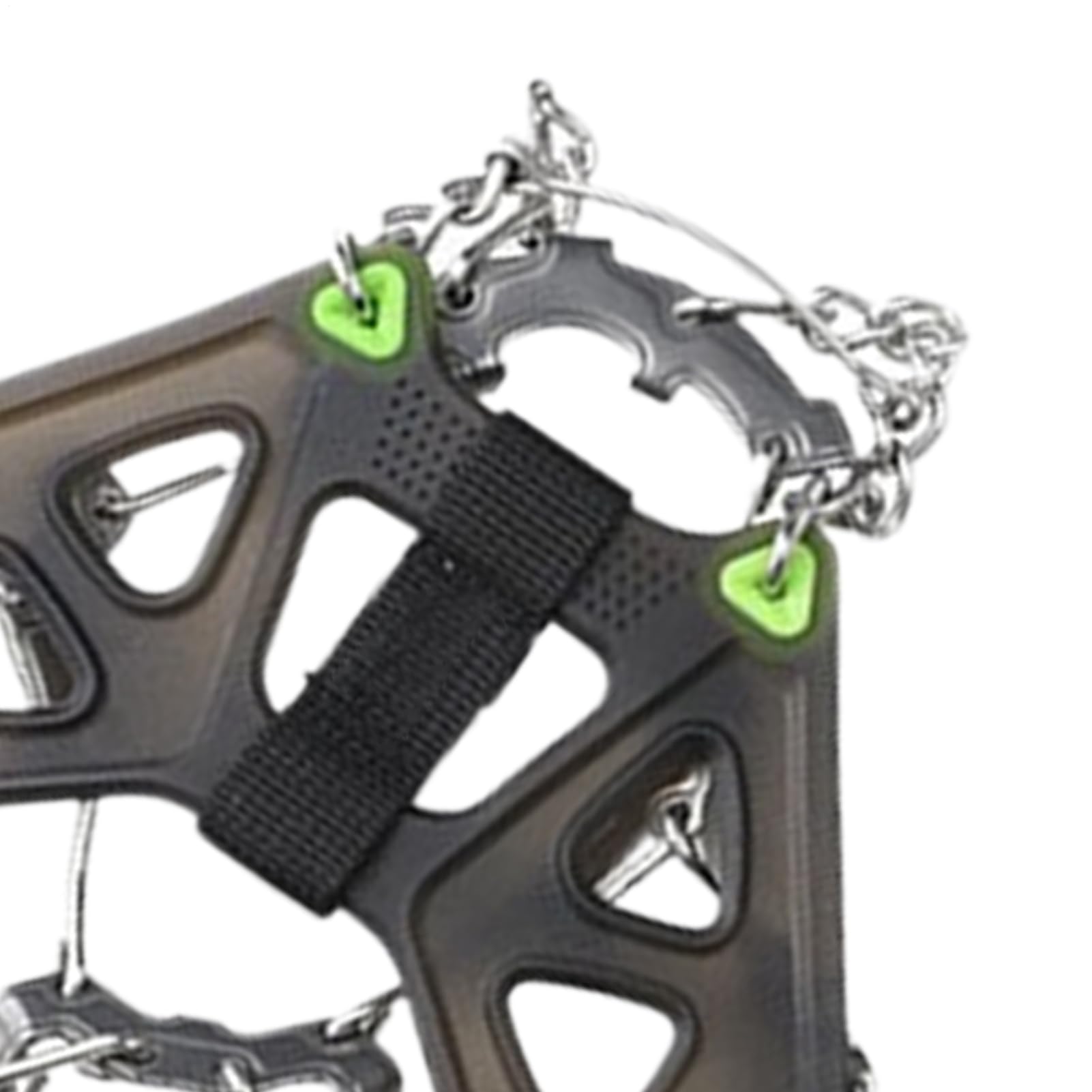 Crampons antidérapants pour chaussures - Crampons résistants à la chaleur pour la pêche, coussinets antidérapants stables avec design de traction forte, équipement d'hiver, accessoires de chaussures