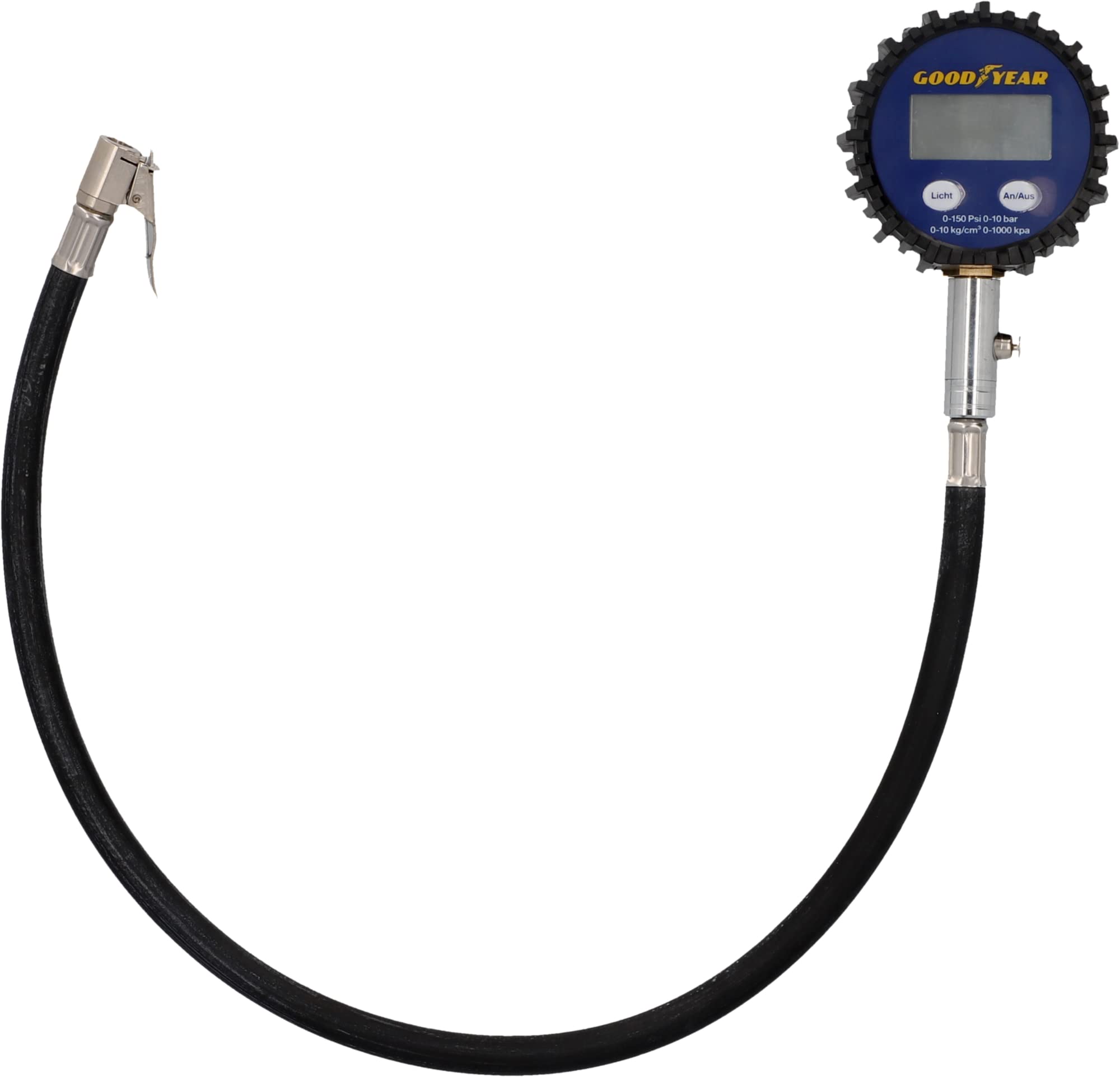 Tester Pressione Pneumatici Digitale Goodyear - Con Illuminazione, 0-10 Bar, Per Auto E Moto - Foto 4