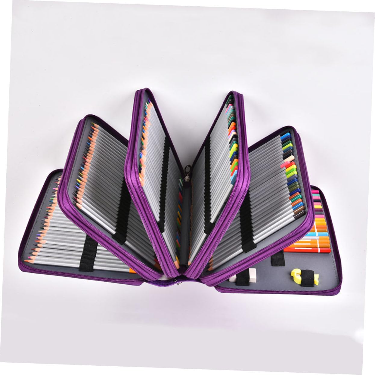Trousse à Crayons Capacité De Rangement pour Fournitures Scolaires Et Matériel pour Étudiants Et Artistes