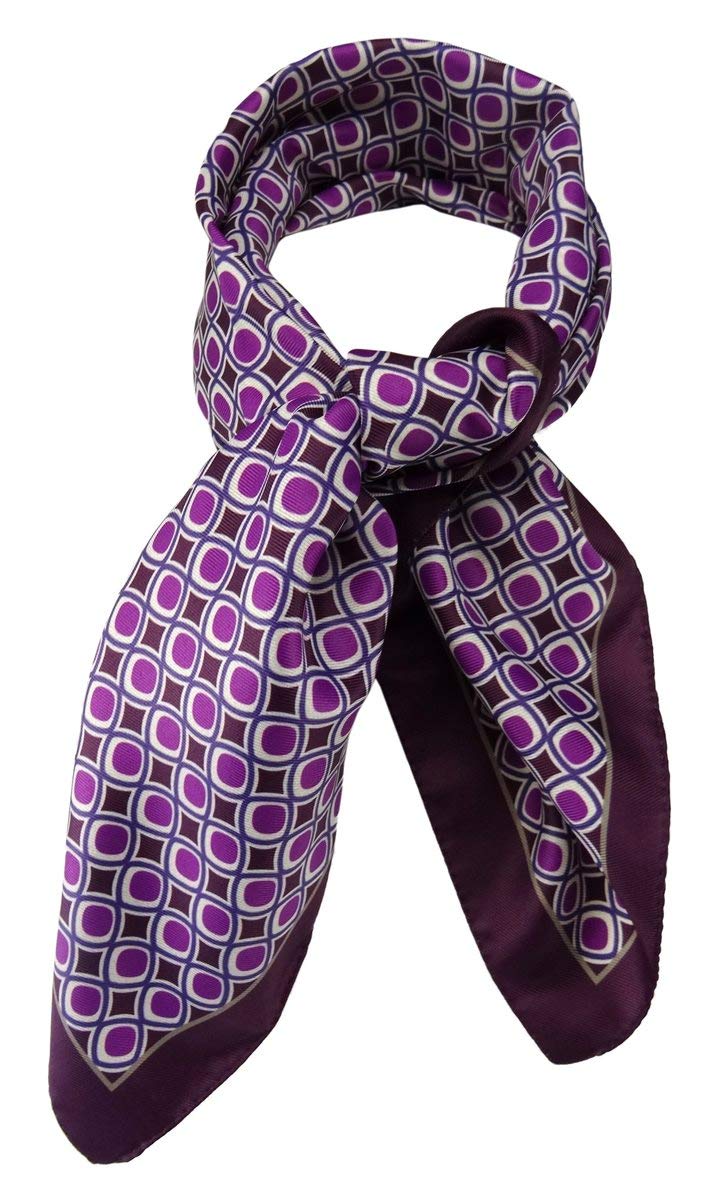 TigerTie Women's patterned Neckerchief - Purple - One size