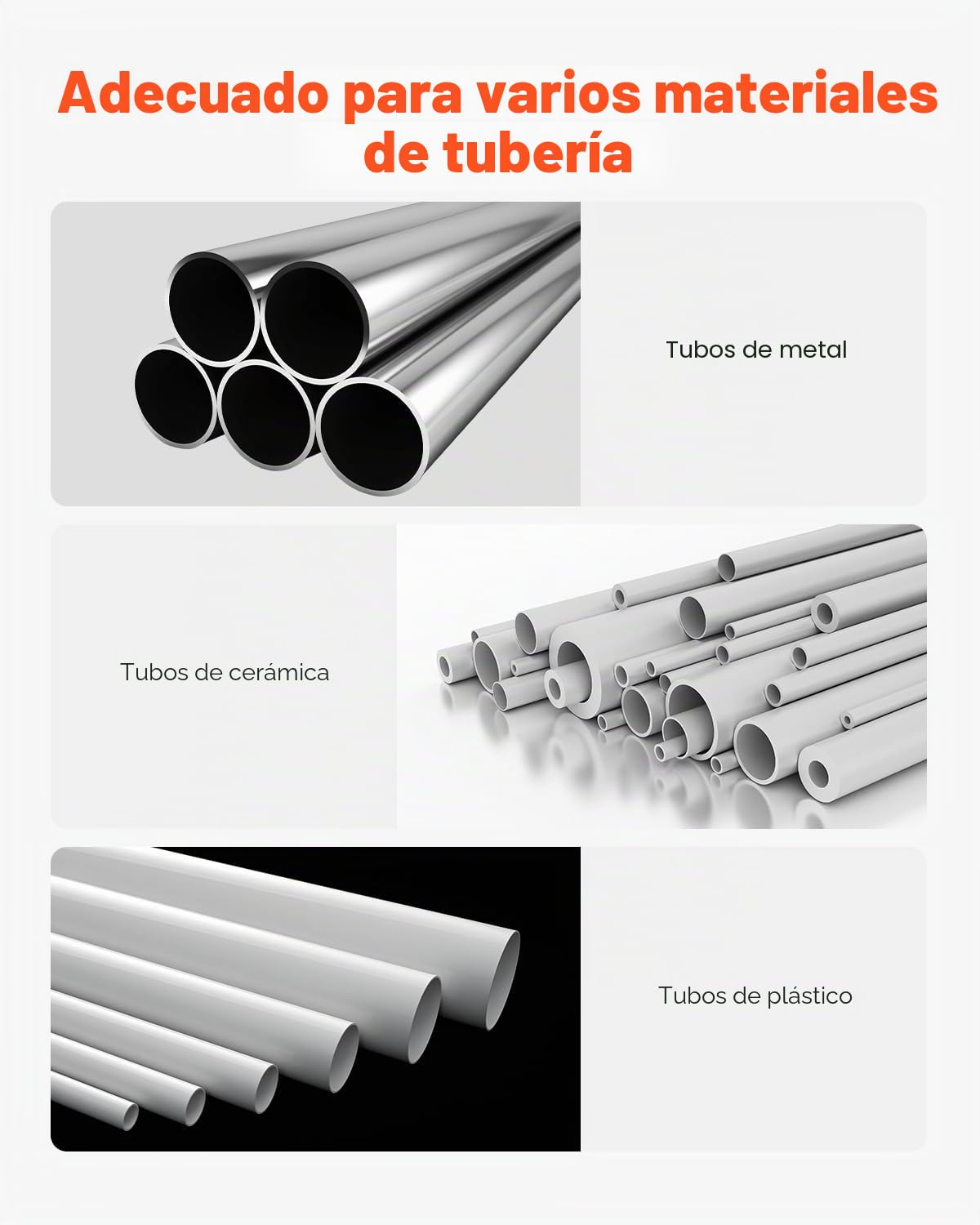 VEVOR Tornillo de Banco para Cadena de Alta Resistencia para Tuberías, Capacidad para Tuberías de 0,32 a 20,32 cm, Cadena Resistente de 660 mm y Base de Hierro Fundido, con Montaje de Enganche