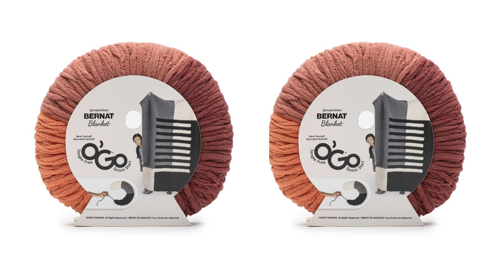Bernat Blanket O'Go Cuivre fil anti-nœud pour tricot rapide