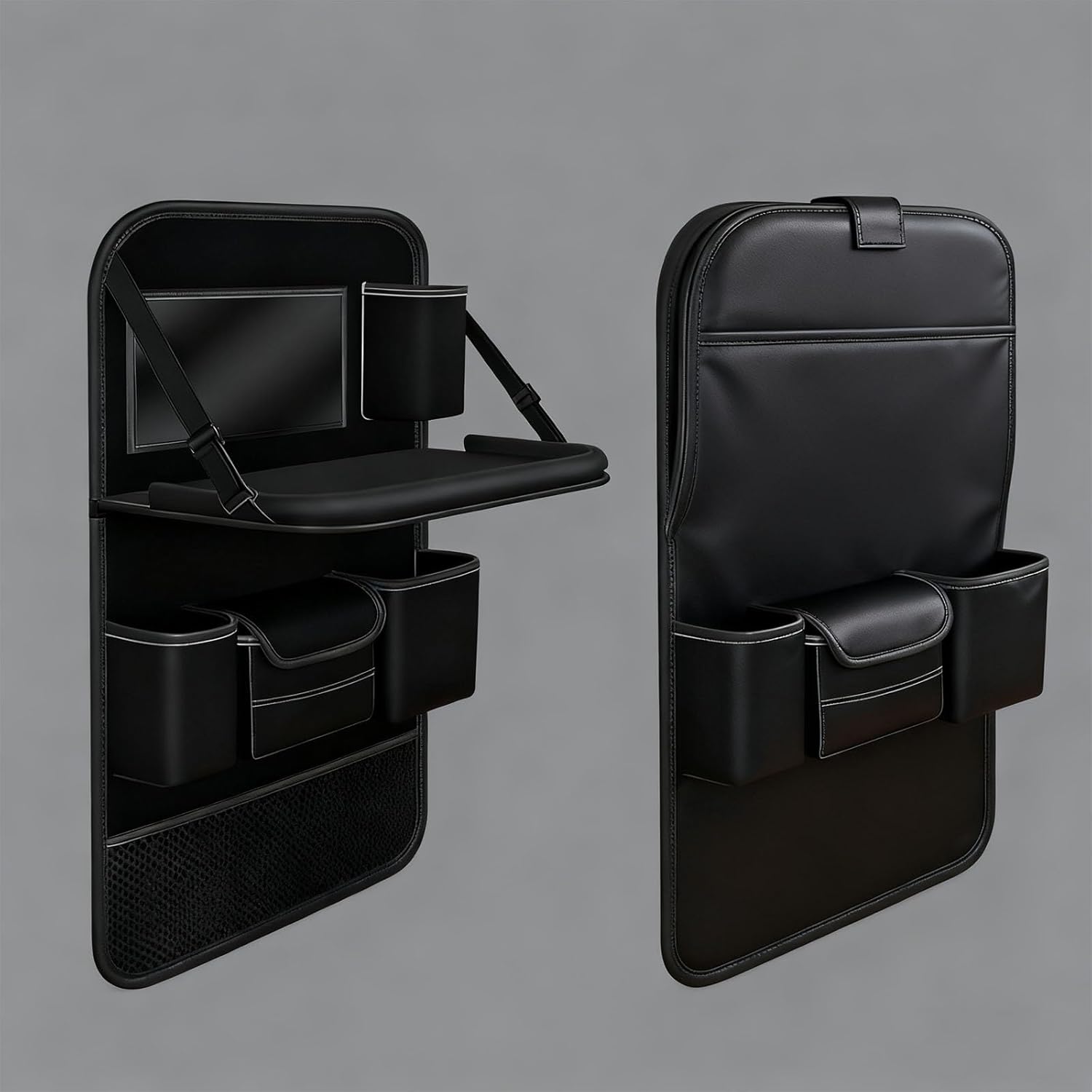 Amazon.co.jp: ホンダ フィット 2代目 FIT GE6/7/8/9型モデル専用 シートバックポケット 車用収納ポケット 後部座席収納  カー用品 折り畳みテーブル付き 防汚仕様 大容量/防水/多機能 取付簡単 車内整理に最適【【2024 新型】(グレー) : ベビー＆マタニティ シートバックポケット に適用 ホンダフィットGE6GE7GE8GE9GP平成20年~平成25年 車用収納ポケット レザー素材 耐摩耗