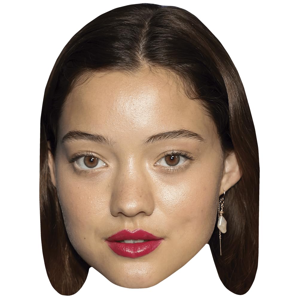 Ruby Snowber (Lipstick) Celebrity Mask, Flat Card Face, Fancy Dress Mask
