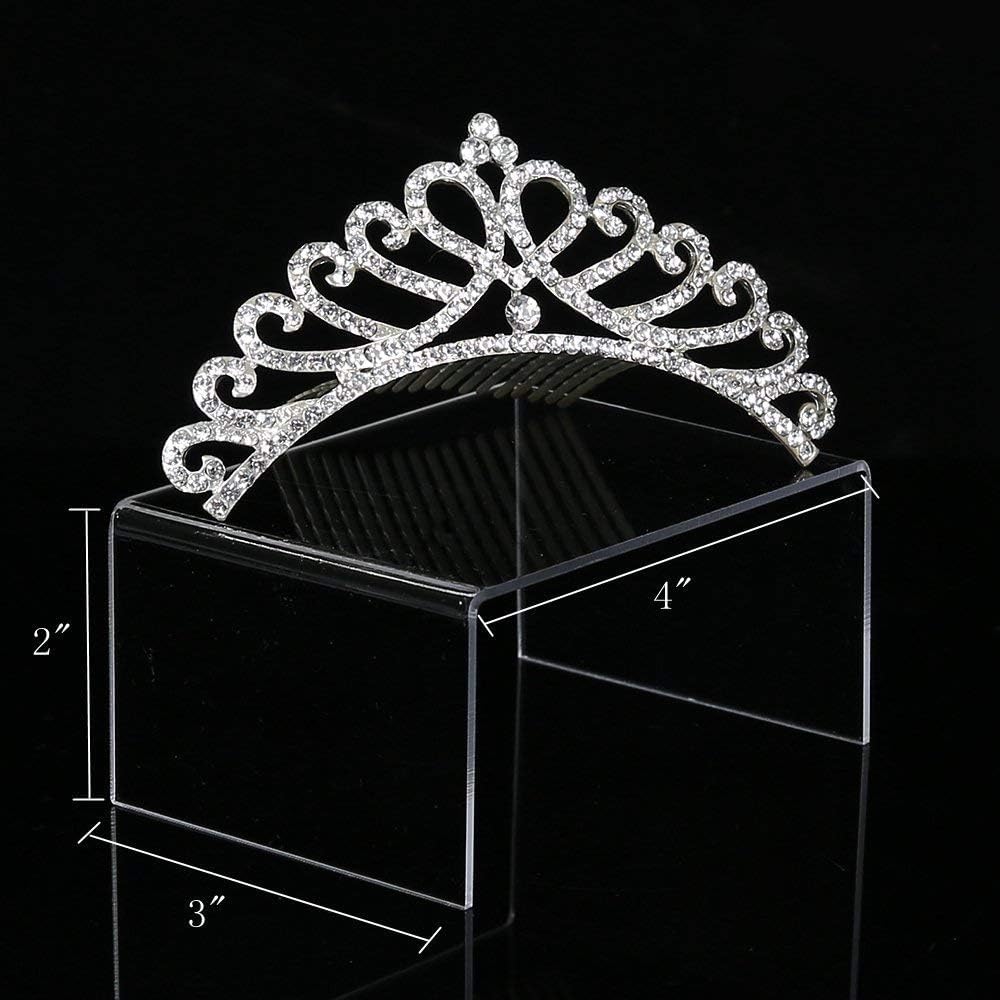 YFEEN Pack of 12 Acrylic Spacers for Display Clear Stand for Cupcakes Funko Pop Figures, Cosmetics, Collectibles Display - Image 2