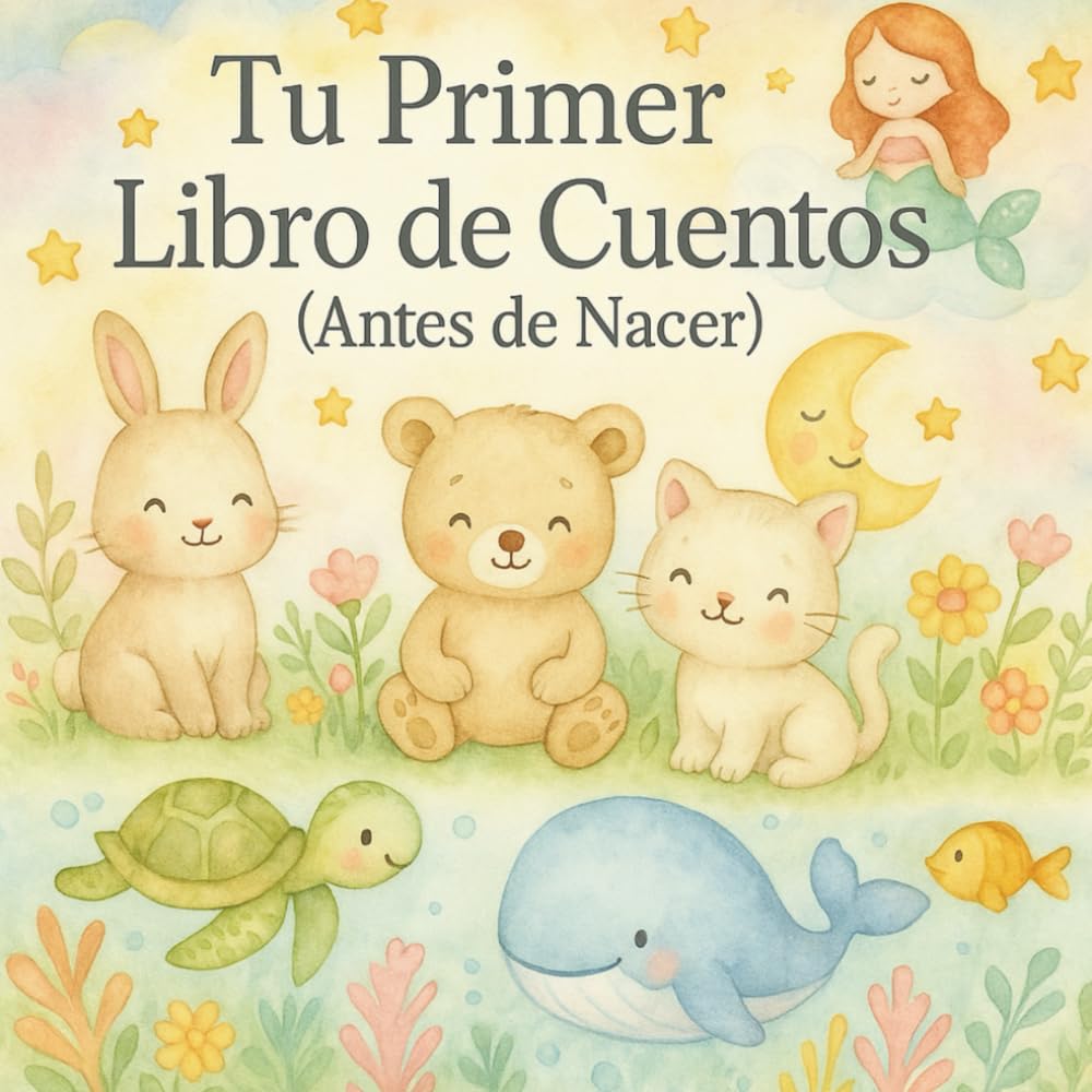 “Tu primer libro de cuentos (antes de nacer)”: Cuentos para leerle a tu bebé en la pancita… y después de nacer. Libro de cuentos para bebés.