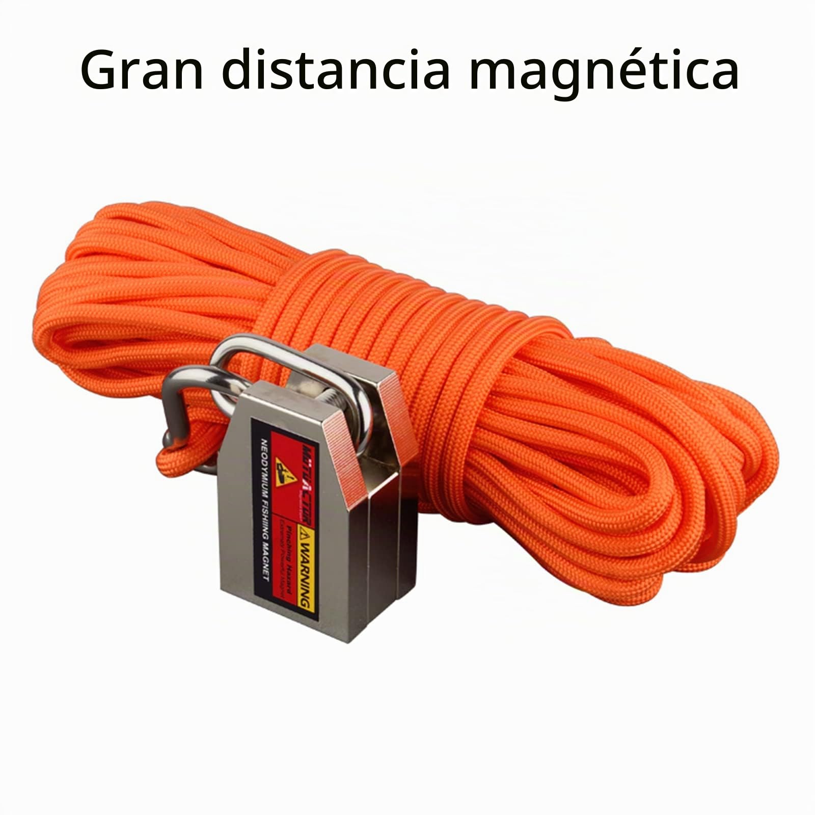 MUTUACTOR - Kit de imanes de pesca de tres lados, potente y combinado de 1200 lb, imán de neodimio súper potente para pescar, recuperación bajo el agua con cuerda de 66 pies y guantes.