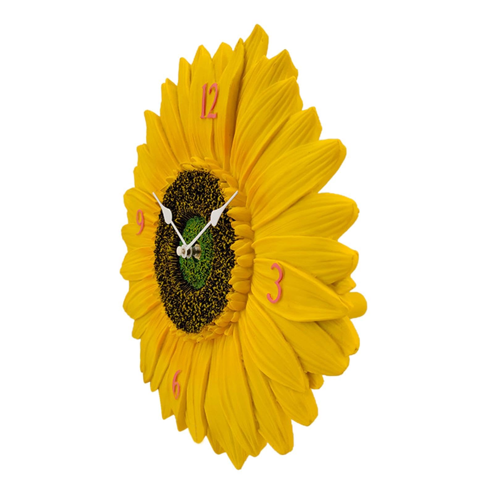 Orologio Da Parete a Forma di Girasole Orologi Da Parete Decorativi Orologio Da