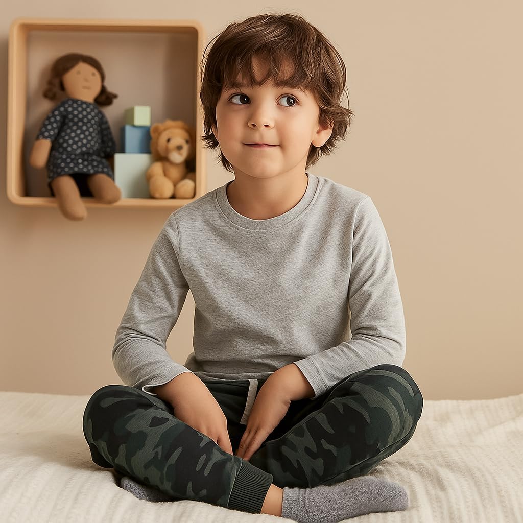 Boys Pants, Toddler 3 Pack Drawstring Elastic Sweatpants Cartoon Active Joggers - Image 2