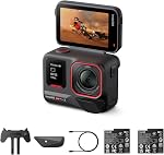 Insta360 Ace Pro 2 Numéro de batterie double SD Card-8K Caméra d'action étanche co-ingénieur avec Leica, capteur 1/1.3", double AI Chip, Leading Low Light, Superior Audio, Écran Flip & AI Édition