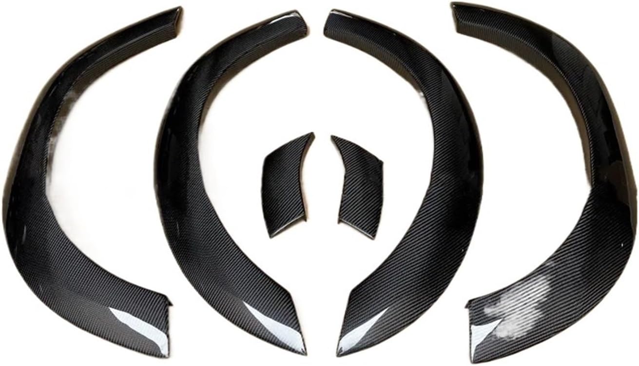 Car Accessories Carbon Fiber Wheel Eyebrow Fender Flares Arch Compatible for Nissan R33 GTS GTR 400R Modified Resin Side Widen Protector Mudguard(Resin)