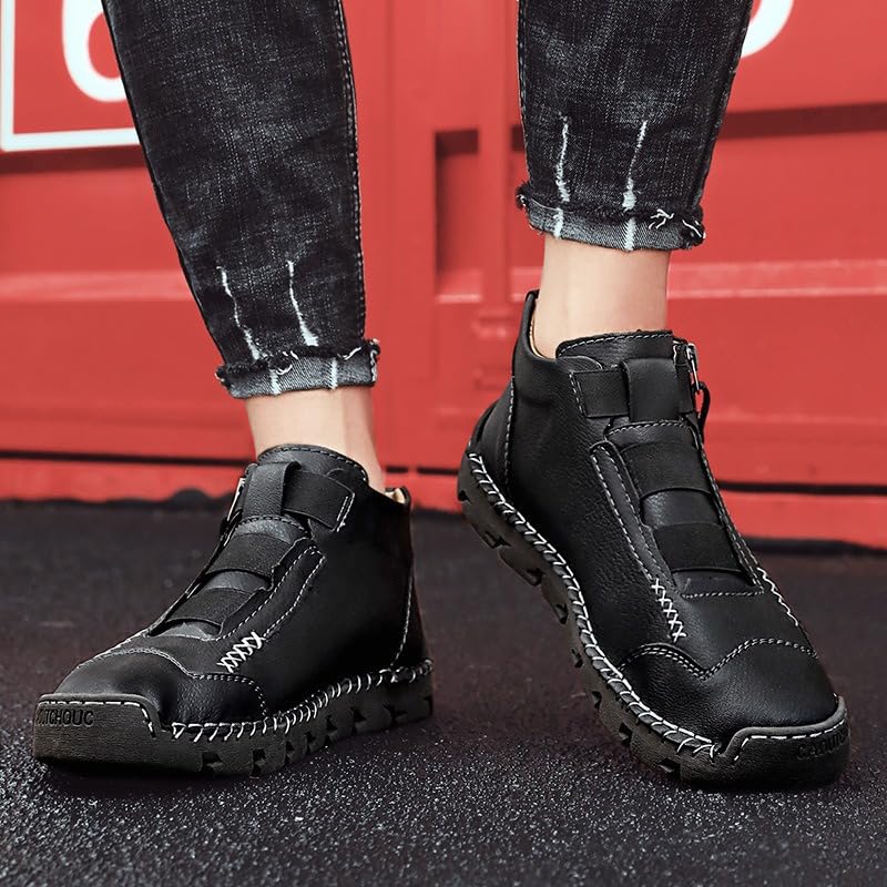 Matufit Shoes for Men&Women, Matufit Orthopedic Shoes for Men, Matufits Shoe for Mens Slip On Leather Waterproof Non-Slip Flats4