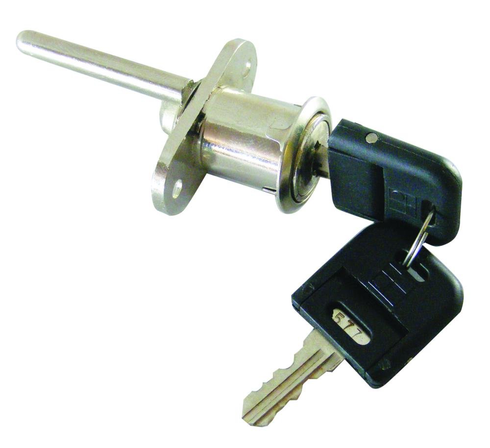 ASEC 716EN-MB20 MKD Twin Flange Fix Furniture Pedestal Lock