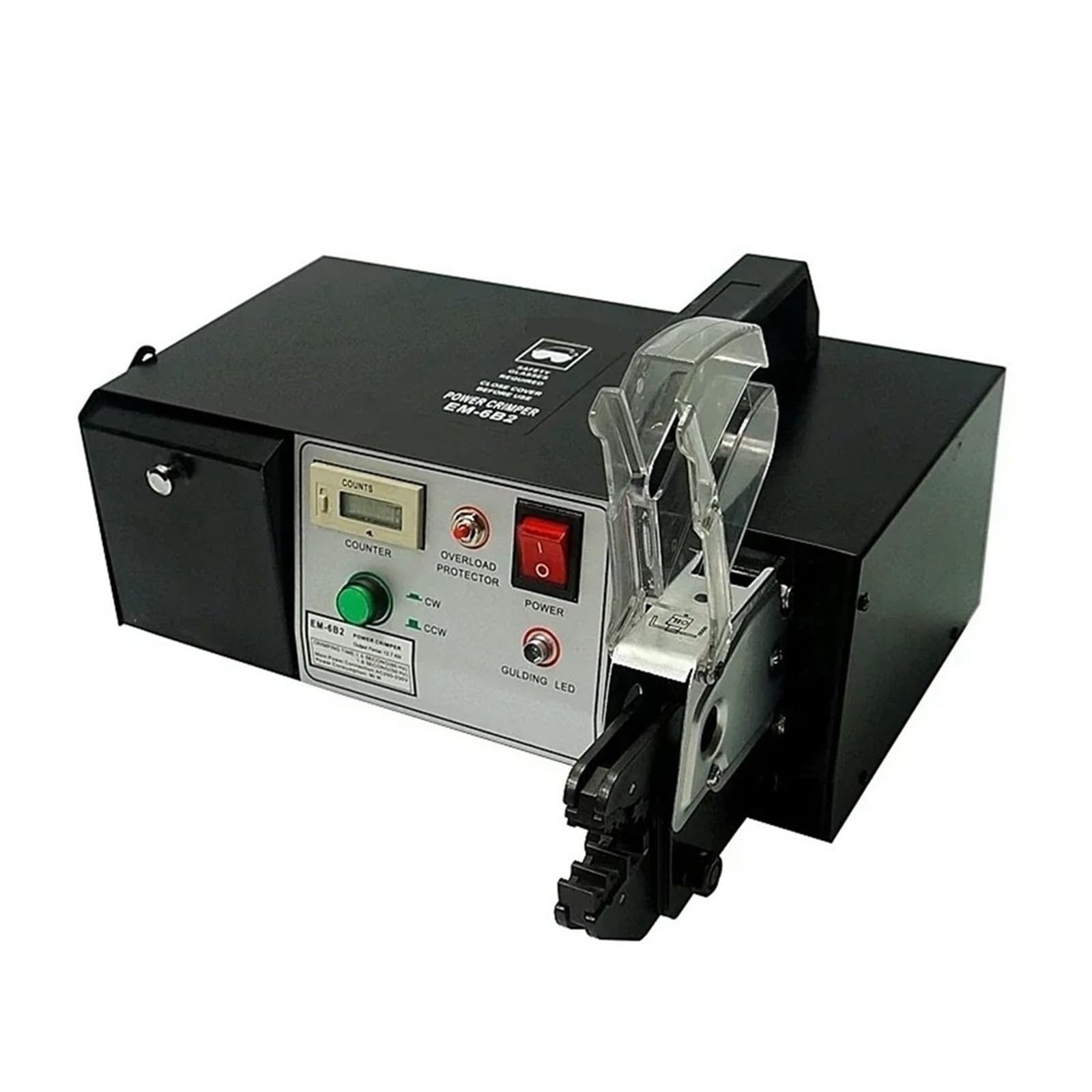 Jhxhfjxz One Color Em6b2 Electrical Terminal Crimping Machine With 7 Crimping Jaws Crimper Plier With Wire Stripping Cutting Function Versitile