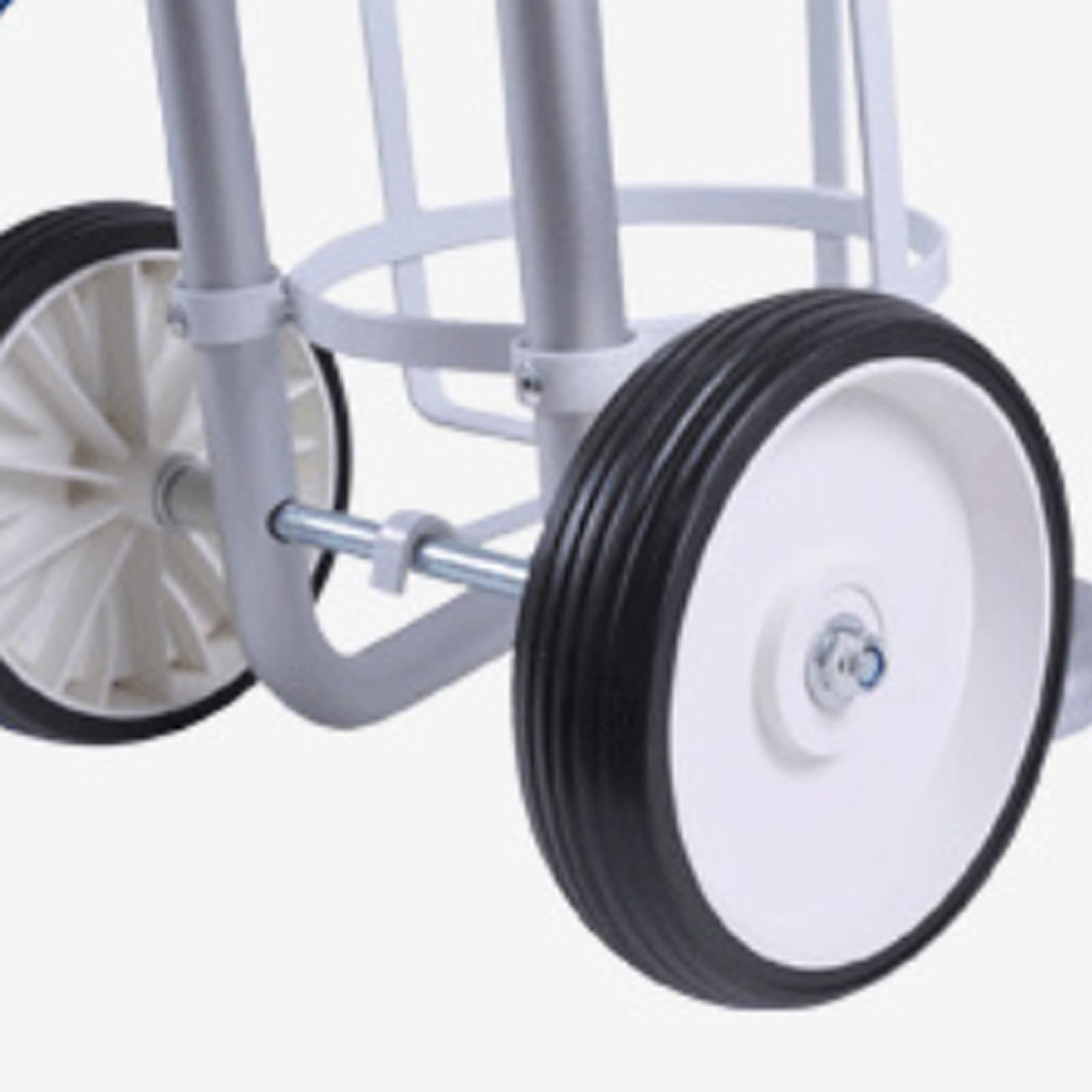 Carrello portatile del cilindro dell'ossigeno con lega di alluminio spessa, sollevabile e abbassabile, per uso domestico di ossigenoterapia