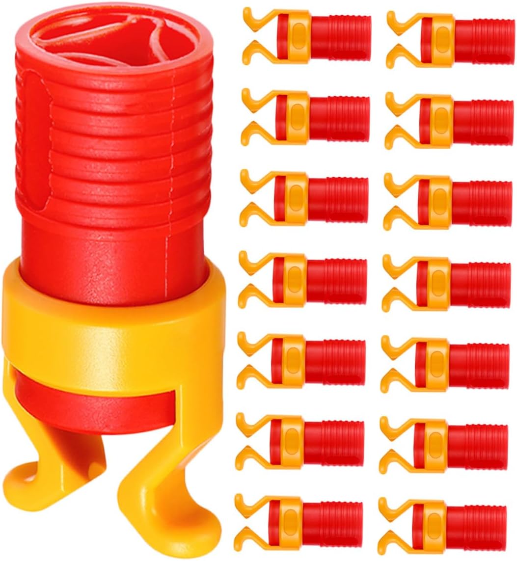 15pcs Screw Holder Sleeve and Screw Gripper Clamp Set, Abs Plastic Fixing Tool for Woodworking and DIY Projects, Universal Hand-screw Clamp for Screwdrivers and Bit Holding