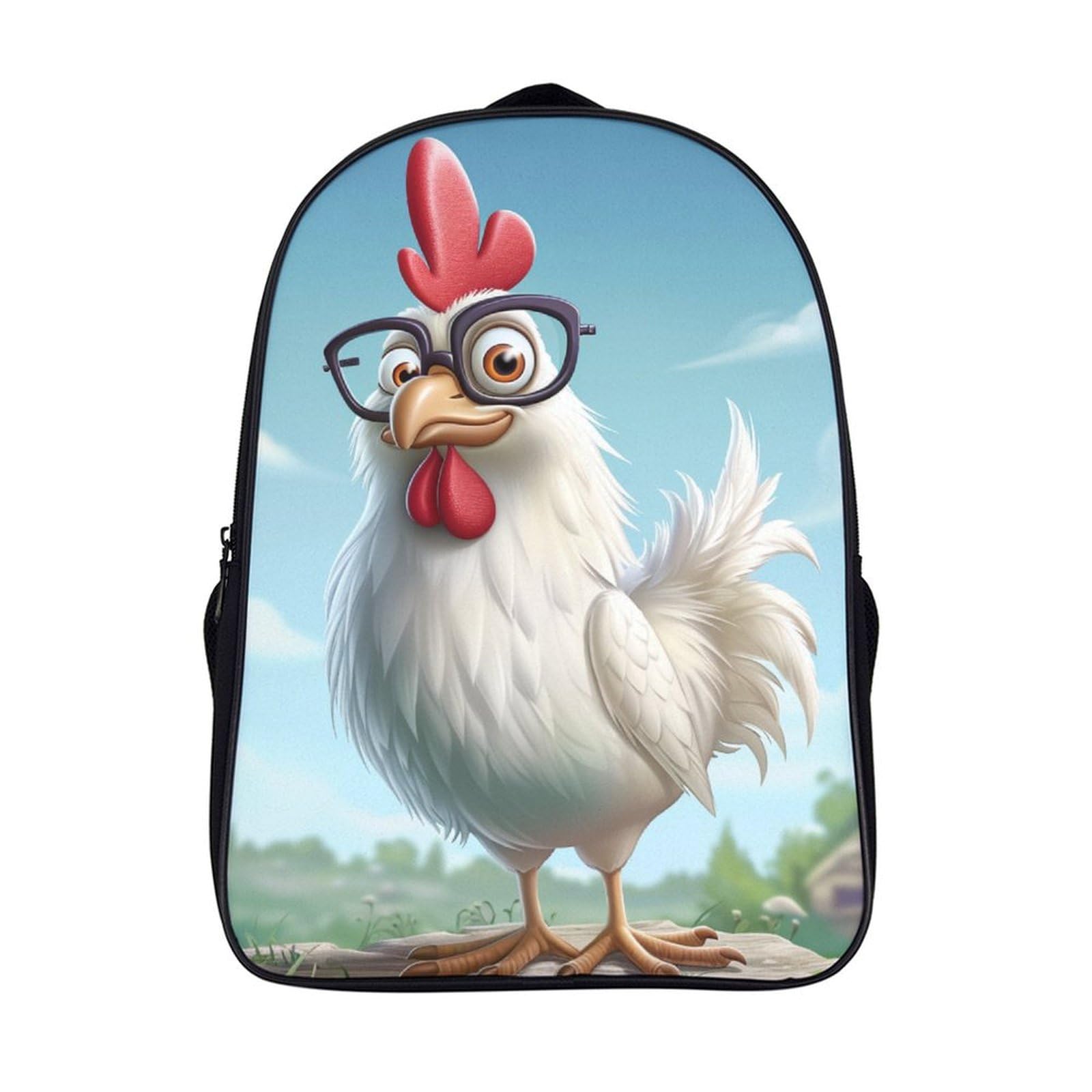 ZHUICHENG Cock Mochilas Mochila Escolar,3D Juego Impreso Mochila,Mochilas Para Estudiante Primaria,Mochila De Dibujos Animados Para Niños Estudiantes De Primaria Y Secundaria 40x28x16cm