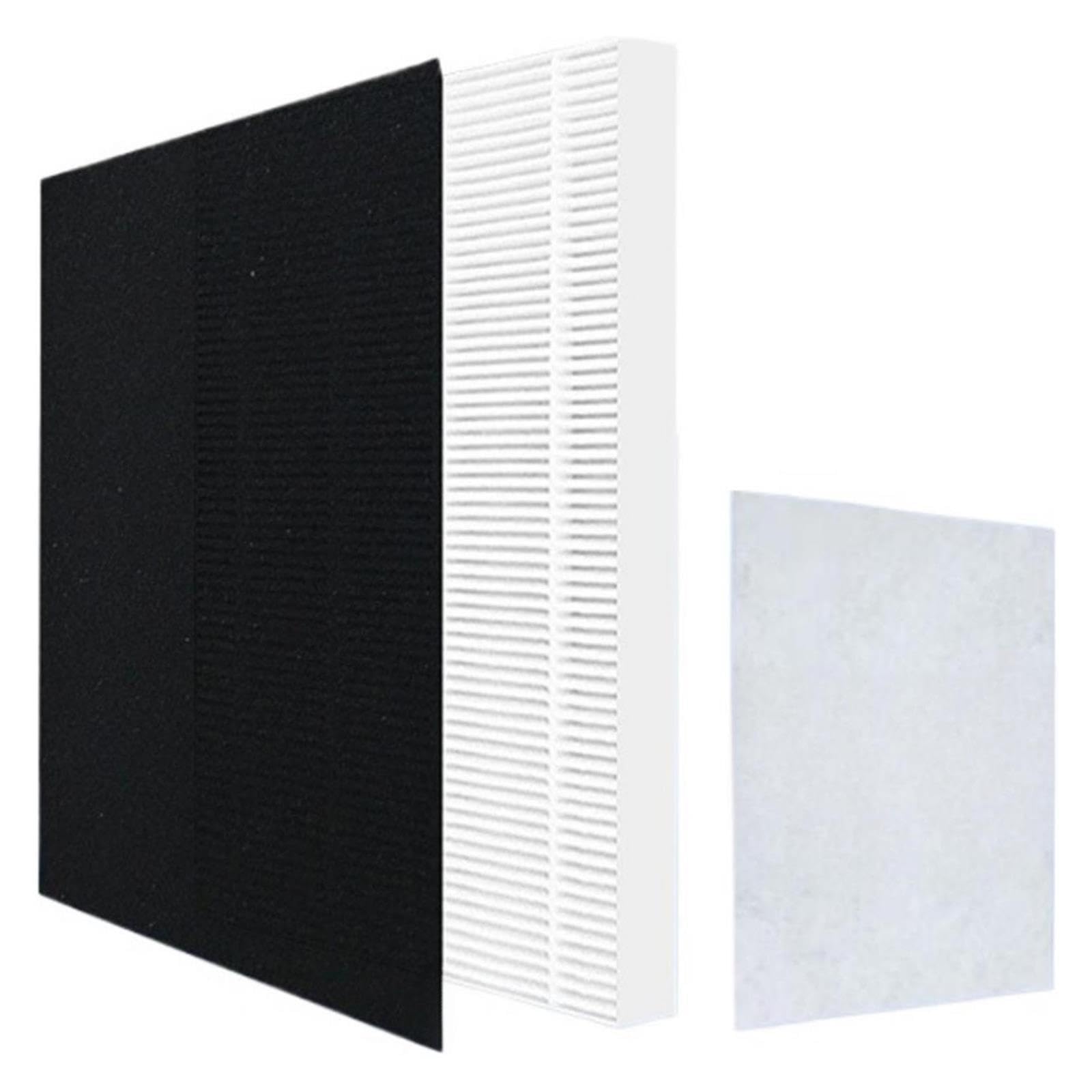 Set Prefiltro HEPA E Cotone Al Carbonio For Purificatore D'aria FU‑W28E Filtro Di Ricambio Compatible With Sharp FU‑425 FZ‑425SFE 340 * 325 * 20mm/4mm