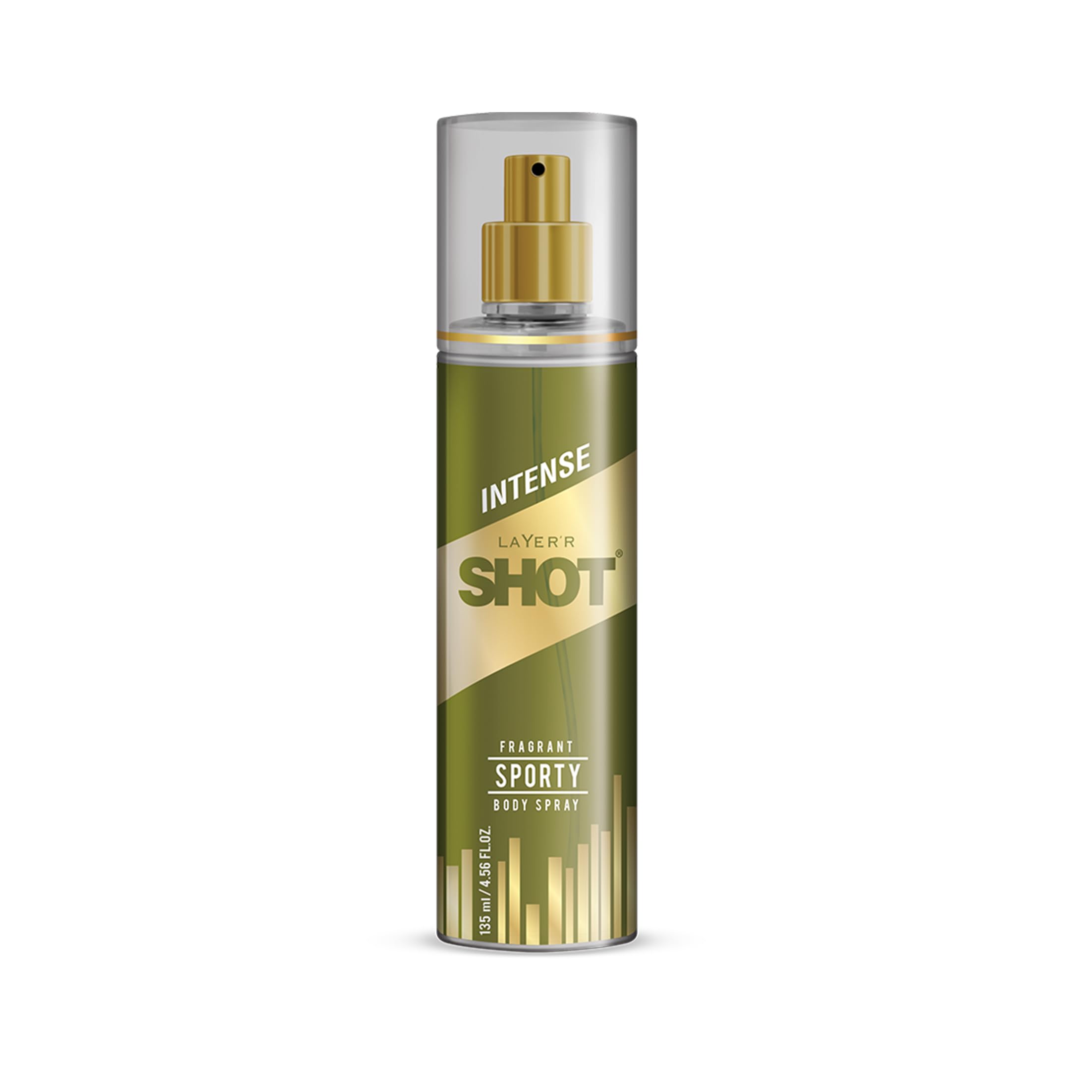 Layer’r Shot Gold Sporty Body Spray for Men, 135ml | Long-Lasting Deodorant with Fresh Grapefruit, Pineapple & Vanilla Amber Fragrance | All-Day Freshness | Ideal for Daily Use
