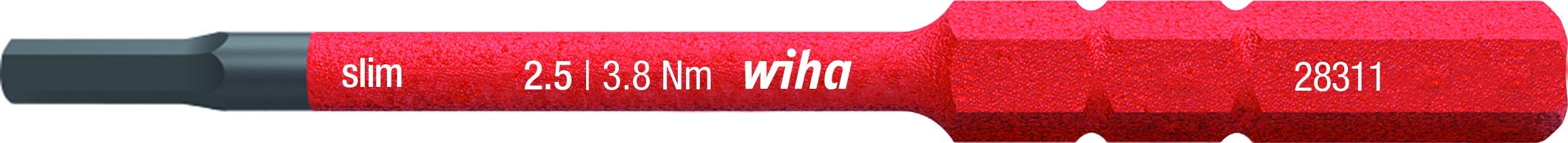 Wiha 2831 slimBit electric 2,5 x 75 mm